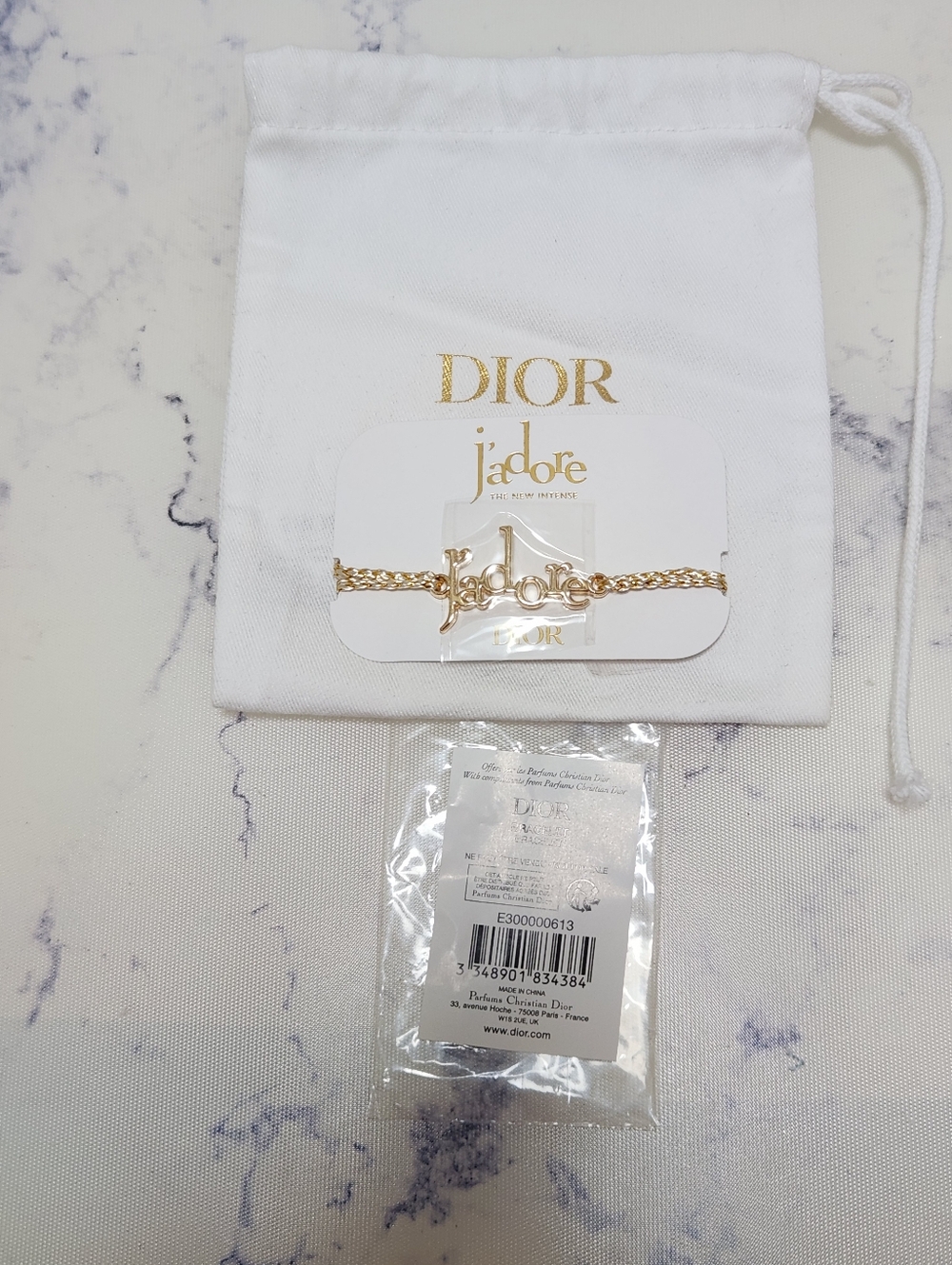 Dior Beauty Jadore Bracelet New With Dust Bag